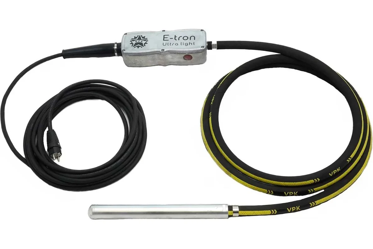 Вибратор глубинный VPK Electron Ultra Light 36/220/4/10ВЧ встроенный преобразователь