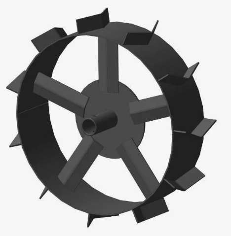 Грунтозацепы вал 30мм, 445/120мм, втулка 85мм, сплошной обод ГМБК30.450.120