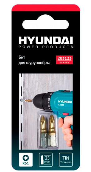 Бита Hyundai PZ-1 50мм 2 шт 203129