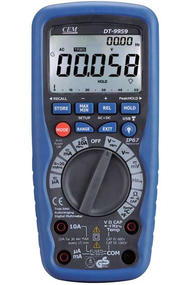 Мультиметр цифровой профессиональный DT-9959