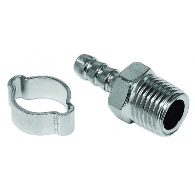 Переходник Elitech 0704.023700 1/4" П-елочка 10мм + кольцо 10х15мм, блистер 189002