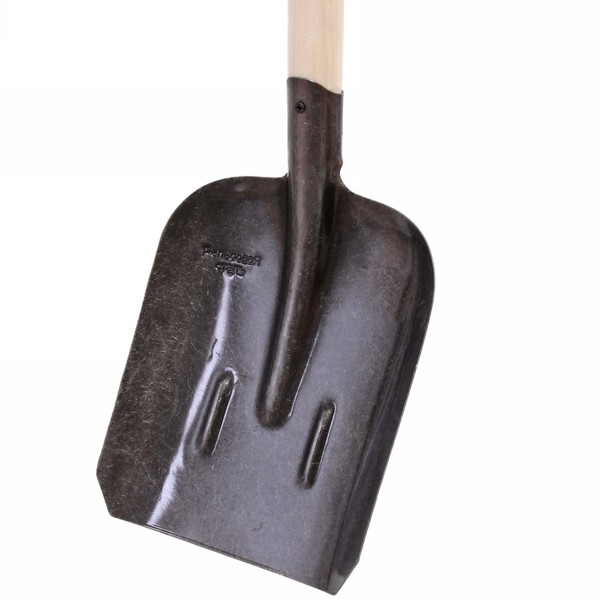Лопата совковая "Крот" S1 (прямоугольная, угольная) "рельсовая сталь" 