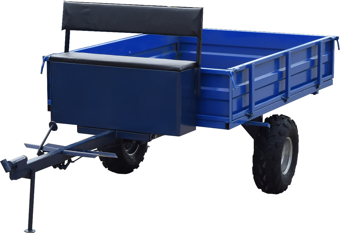 Прицеп FORZA-9 МБ Агро 650кг 2-х местный кузов 