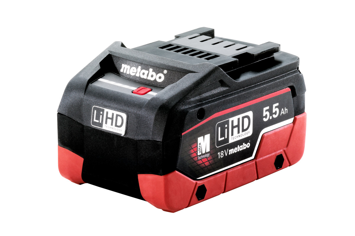 Аккумулятор Metabo LiHD 18В 5.5 Ач в инд.упаковке,нов.диз 625368000