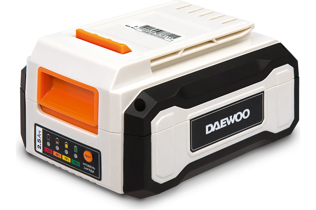 Аккумулятор DAEWOO DABT 2540Li (Li-Ion, 40В, 2,5А/ч, индик.зарядки, 0,87кг)
