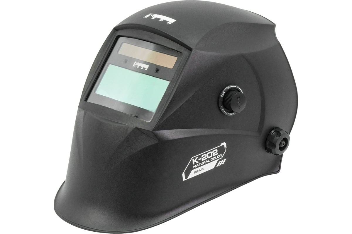 Маска сварщика КЕДР (СОБРАННАЯ) К-202 natural color PRIME черная 8023531