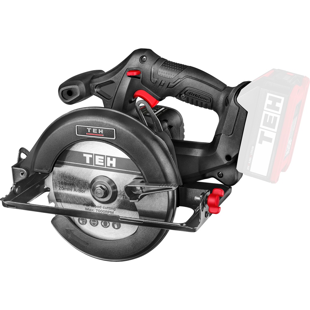 Пила циркулярная TEH LCS165 20V  без АКБ и ЗУ)