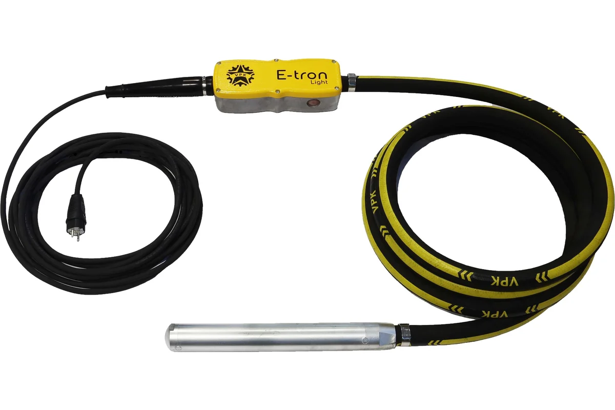 Вибратор глубинный VPK Electron Light 36/220/5/10ВЧ встроенный преобразователь