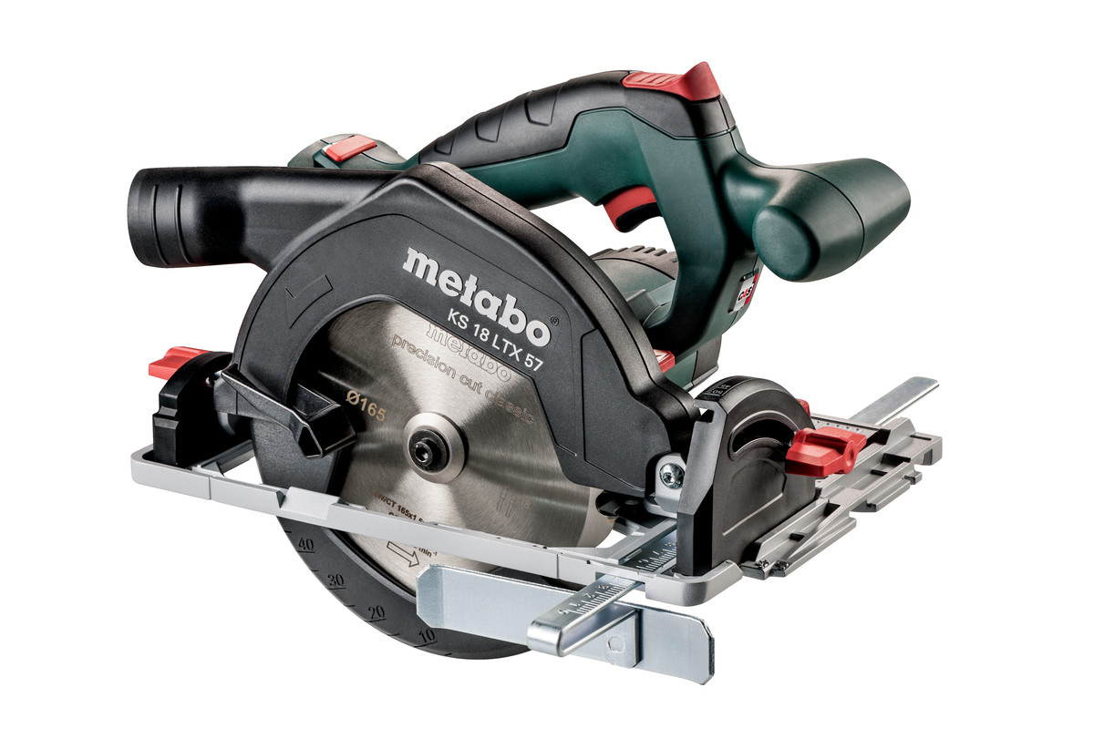 Пила дисковая аккумуляторная Metabo KS 18 LTX 57  + ЗУ ASC55  T03480