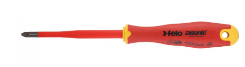 Отвертка Felo диэлектрическая Ergonic  крестовая +/- E-SLIM Z 2X100 41729390