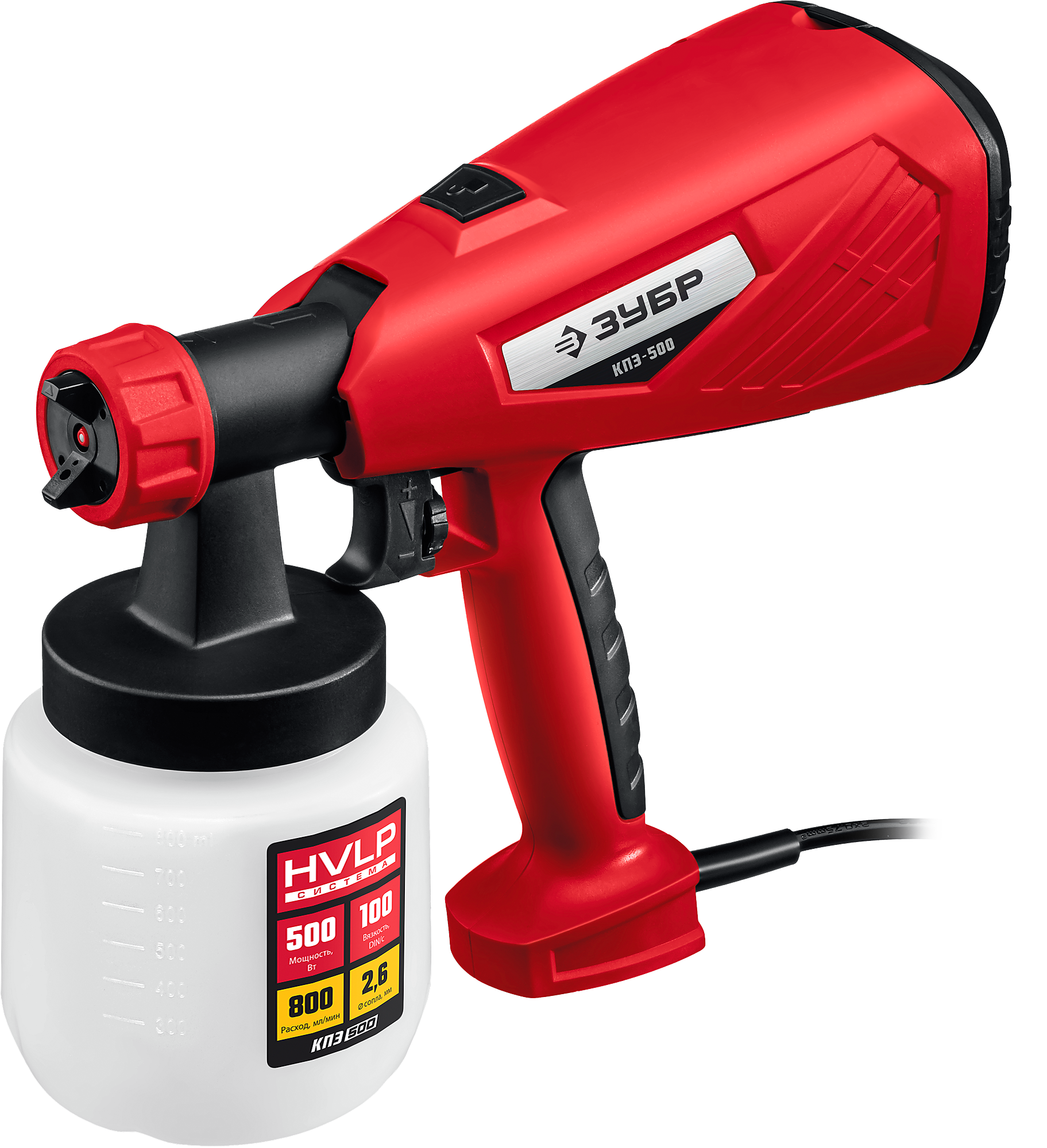 Краскопульт электрический воздушный ЗУБР КПЭ-500 