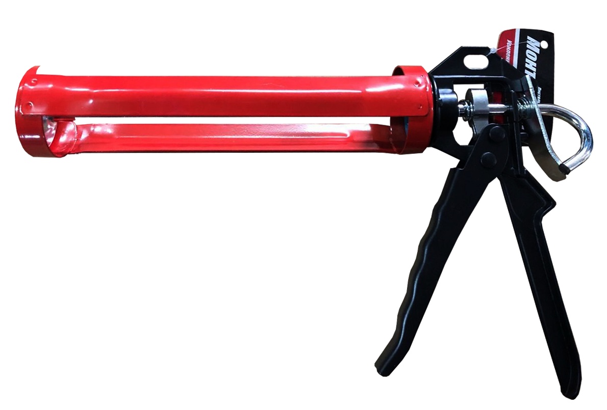 Пистолет Монтажник для герметика усиленный полуоткрытый Профи 600107