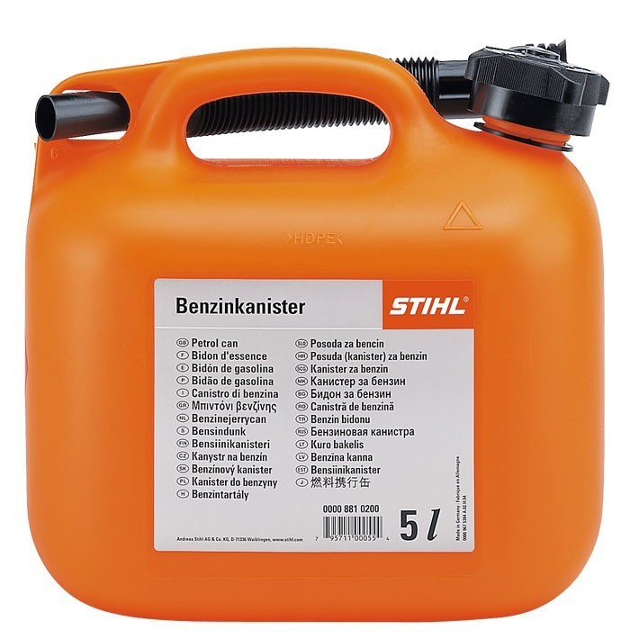 Канистра 5 литров оранжевая STIHL 00008810200