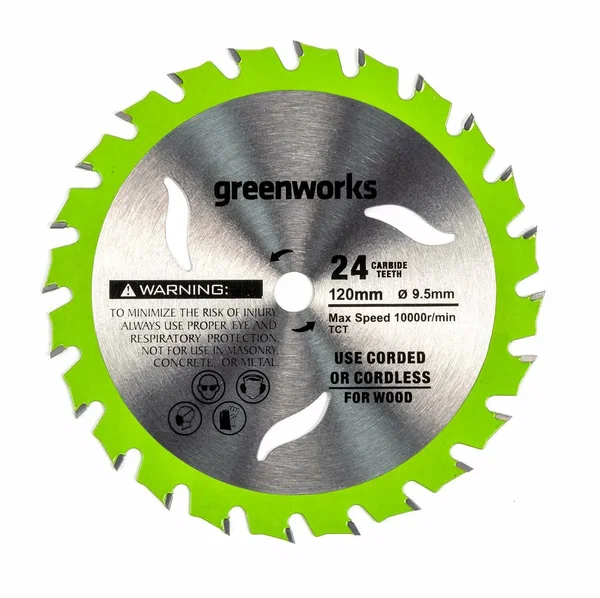 Диск пильный Greenworks 120х9,5 мм, 24T, по дереву 2952507