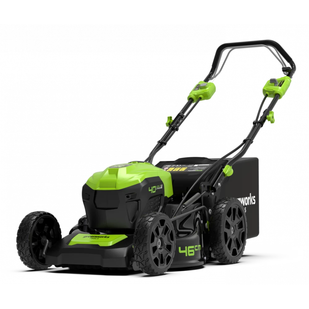 Газонокосилка аккумуляторная Greenworks GD40LM46SP(40V,46см,самоход,,бесщет,1хАКБ 8Ач иЗУ)2506807UH