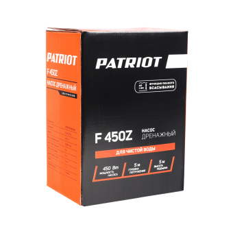 Насос PATRIOT дренажный F 450 Z 315302466