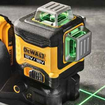 Лазерный постраитель плоскостей DeWalt зеленый луч DCE 089 D1G-QW