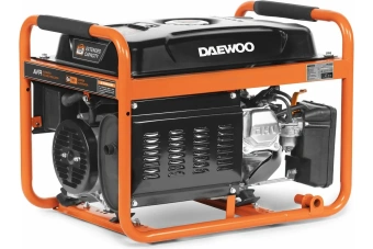 Генератор бензиновый GDA 3500E DAEWOO (3.2/2.8кВт, 230В, 208см3, 7.0л.с., 18л., 2х230В, 1х12В, 40кг)
