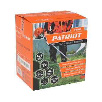 Бензокоса PATRIOT PT 553 (1+1)