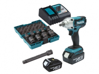 Гайковерт аккумуляторный Makita DTW 190 JX3  192258