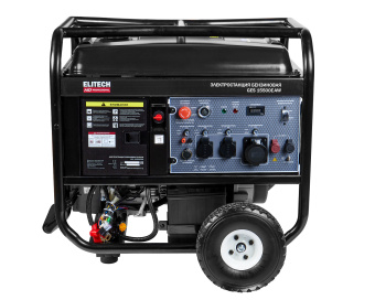 Бензогенератор Elitech HD GES 15500EAW (4-т,мак12/ном11кВт,230В,12В,178кг, эл.ст,ATS,кол) 204573