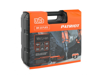 Дрель-шуруповерт аккумуляторная PATRIOT BR 207 UES