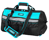 Сумка для инструмента GROSS 500*280*290мм, выдвижн. рукоятка, колеса, наплечн. ремень 90276