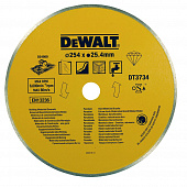 Алмазный круг универсальный мокрый рез DeWalt 250*25,4*5мм DT3734-XJ