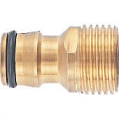 Адаптер PALISAD латунный 1/2" внешняя резьба 66272