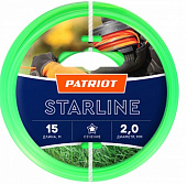 Леска Starline 2,0*15 (звезда, зеленая) 200-15-3 PATRIOT