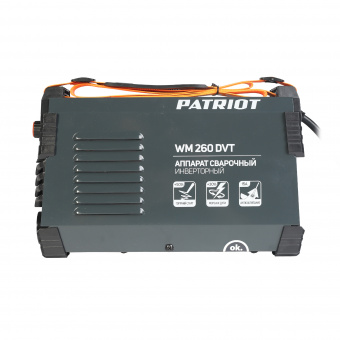 Сварочный аппарат инверторный PATRIOT WM 260 DVT MMA 605302026