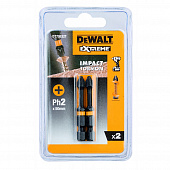 Биты ударные DeWalt  IMPACT Torsion Ph2, 50мм, DT70532Т-QZ