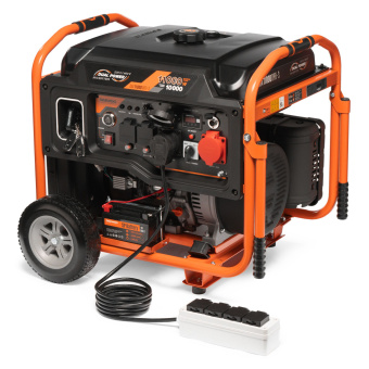 Генератор бенз. инверт. DAEWOO GDA 11000DPEi-3 (11/10кВт, DUAL POWER 230/400В, 520см3, 20л.с., 40л)