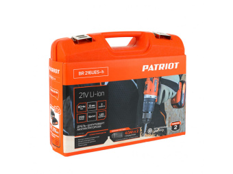 Дрель-шуруповерт аккумуляторная PATRIOT BR 216 UES-h