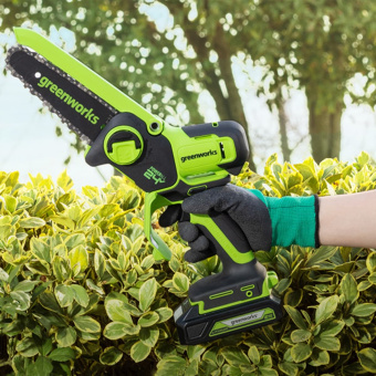 Пила цепная мини Greenworks GD24CSMNX  2008707
