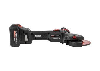 УШМ аккум. ELITECH HD CAG 2012DSL удлин (20В,ELP,125мм,3500/7500/9500об/мин,1х4Ач,кейсESS) 210318