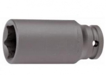 Головка ударная высокая Force 6-ти гранная 19мм 1/2" 4458519-F