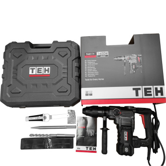 Перфоратор TEH TH4017V (1600Вт, 10Дж, Мах диам. сверл. бетон 42мм, 2реж. раб., регул. обор., кейс)
