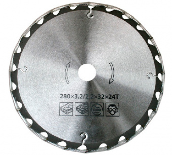 Диск пильный БЕЛМАШ 280х3,2/2,2х32мм 24Т RD052A