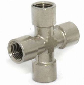 Переходник Ellitech 0704.005204 крестовина 1/4" (мама)  177545