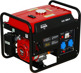 Бензогенератор Elitech БЭС 3000 Р