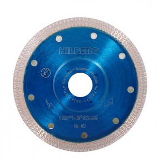 Диск алмазный TRIO DIAMOND 125*8*22 турбо Hilberg ультра тонкий НМ402