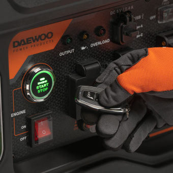 Генератор бенз. инверт. DAEWOO GDA 11000DPEi-3 (11/10кВт, DUAL POWER 230/400В, 520см3, 20л.с., 40л)