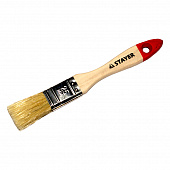 Кисть плоская Stayer Universal - Standart 0101-025 светлая, натуральная щетина, деревянная ручка, 25мм
