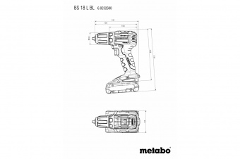 Шуруповерт Metabo BS 18 L BL 602326800