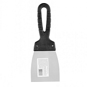 Шпательная лопатка нерж. сталь, 80 мм, пластмассовая ручка// SPARTA 85134