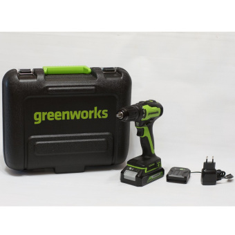 Дрель-шуруповерт Greenworks GD24DD35K2 3704007UA 