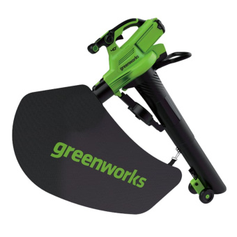 Воздуходув-Садовый Пылесос аккумуляторный Greenworks GD40BVII  2406907 без АКБ и ЗУ