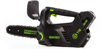 Пила цепная одноручная аккум. Greenworks GD40TCS без АКБ и ЗУ