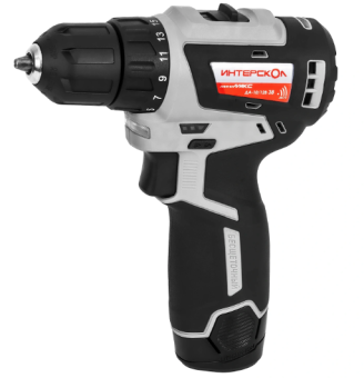 Шуруповерт аккумуляторный ИНТЕРСКОЛ ДА-10/12В 38 МиниМАКС 757.2.2.45